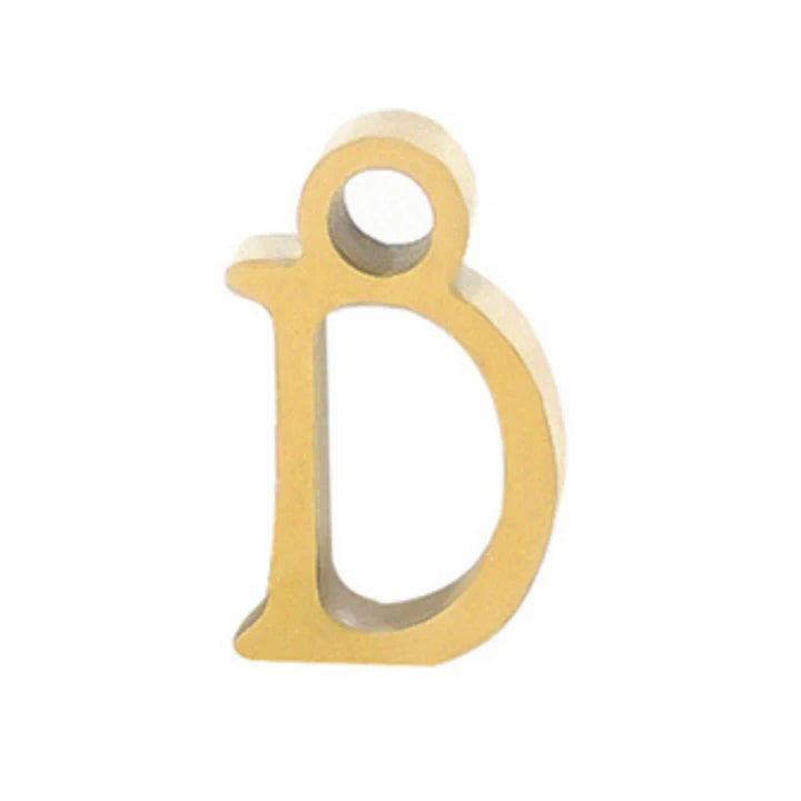 תליון אות לצמיד קבוע