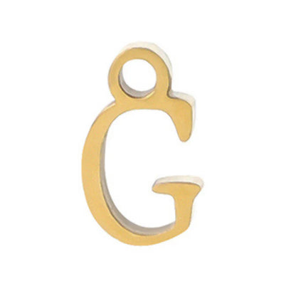 תליון אות לצמיד קבוע