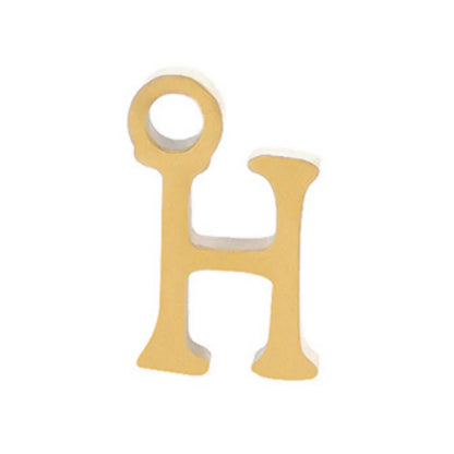 תליון אות לצמיד קבוע