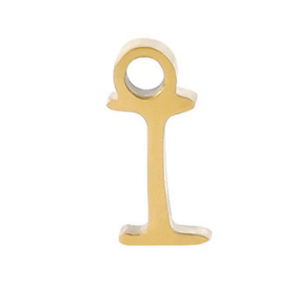 תליון אות לצמיד קבוע