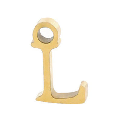 תליון אות לצמיד קבוע