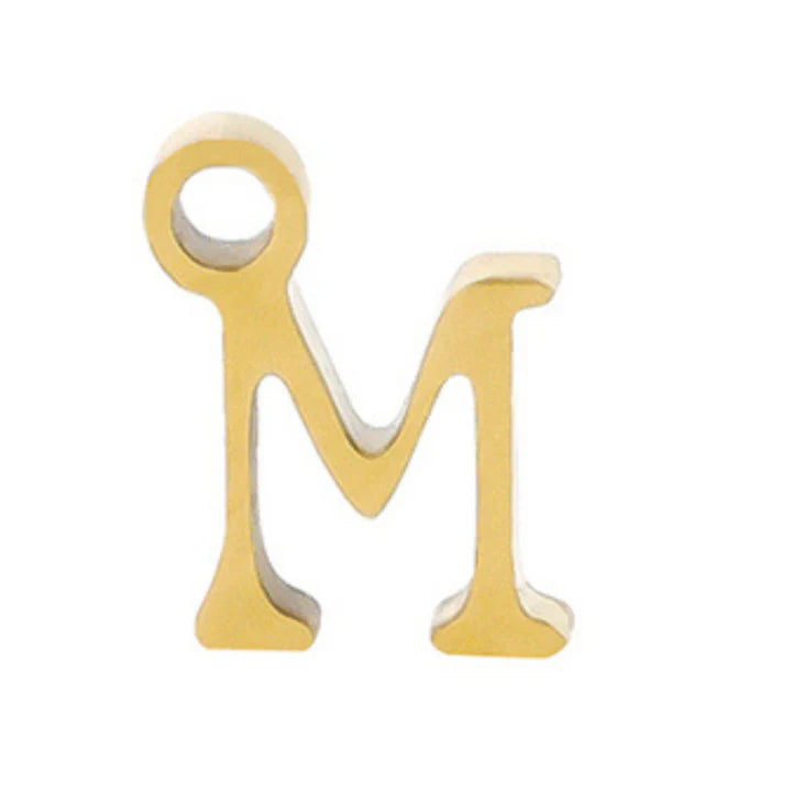 תליון אות לצמיד קבוע