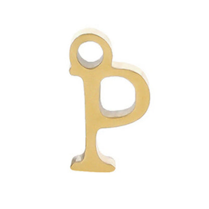 תליון אות לצמיד קבוע