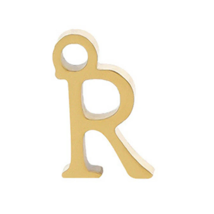 תליון אות לצמיד קבוע