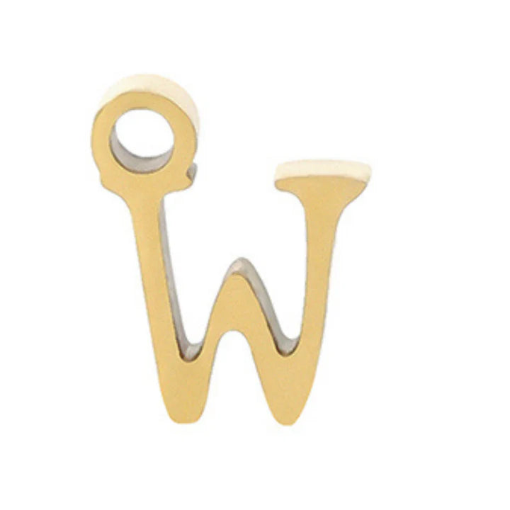 תליון אות לצמיד קבוע