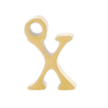 תליון אות לצמיד קבוע