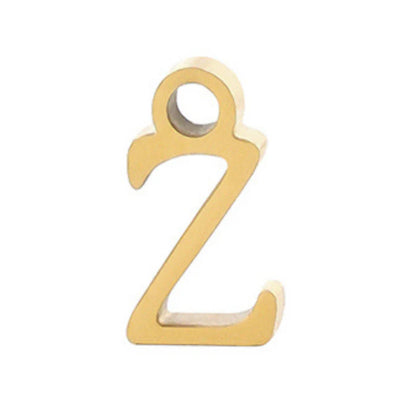 תליון אות לצמיד קבוע