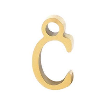 תליון אות לצמיד קבוע