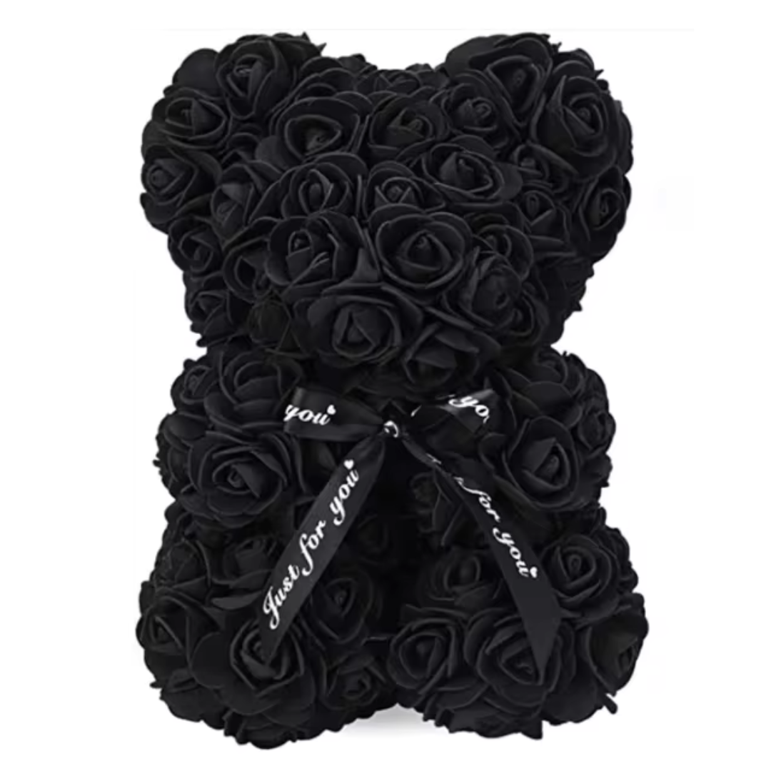 דוב הורדים הנצחי בקופסה