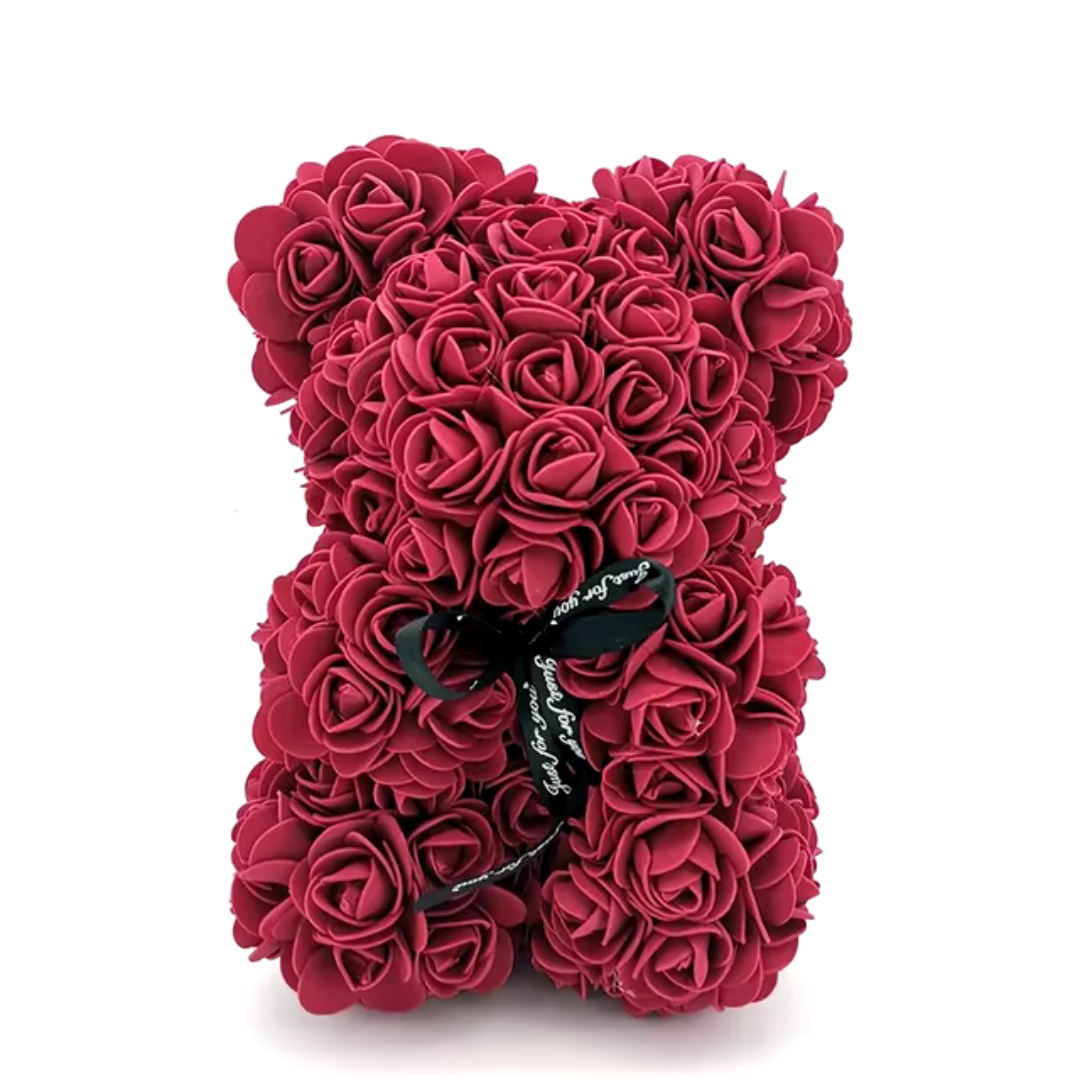 דוב הורדים הנצחי בקופסה