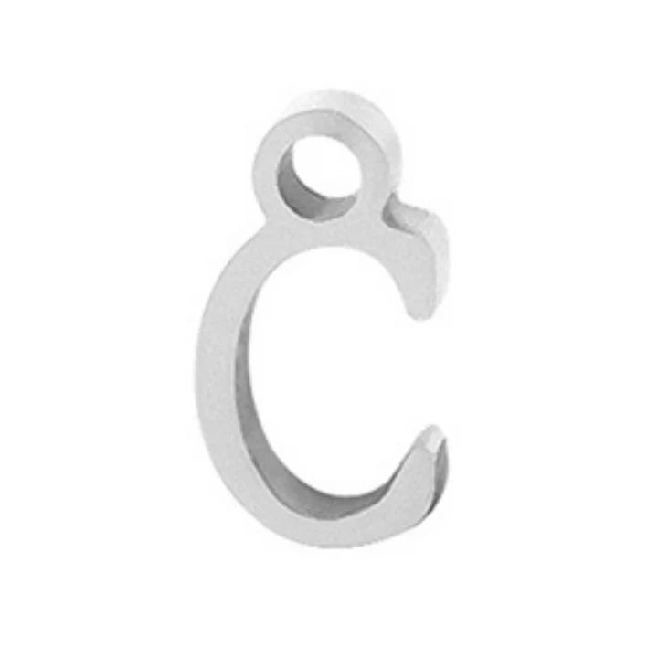 תליון אות לצמיד קבוע