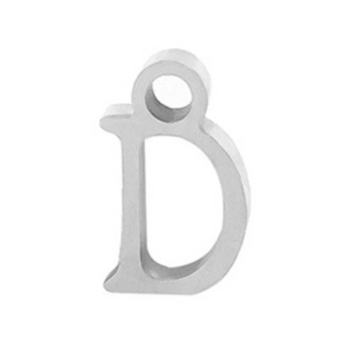 תליון אות לצמיד קבוע