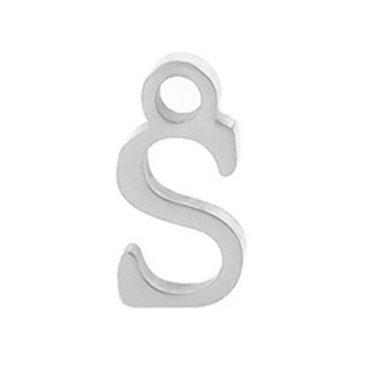 תליון אות לצמיד קבוע