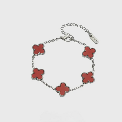 צמיד תלתן כסוף