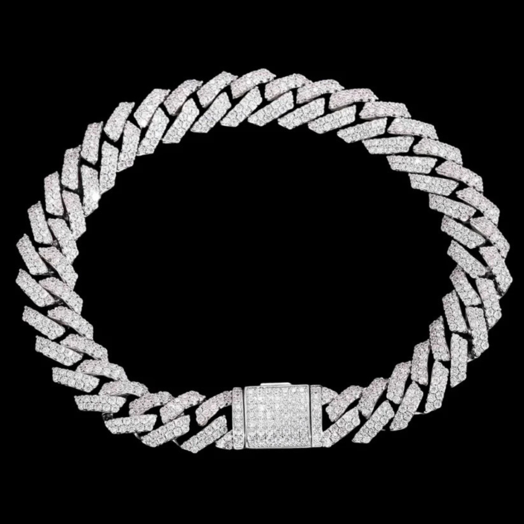 צמיד אייס - זהב לבן