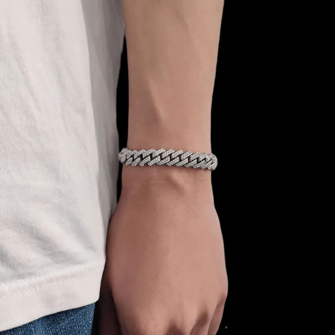 צמיד אייס - זהב לבן