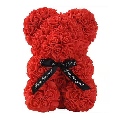 דוב הורדים הנצחי בקופסה