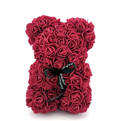 דוב הורדים הנצחי בקופסה